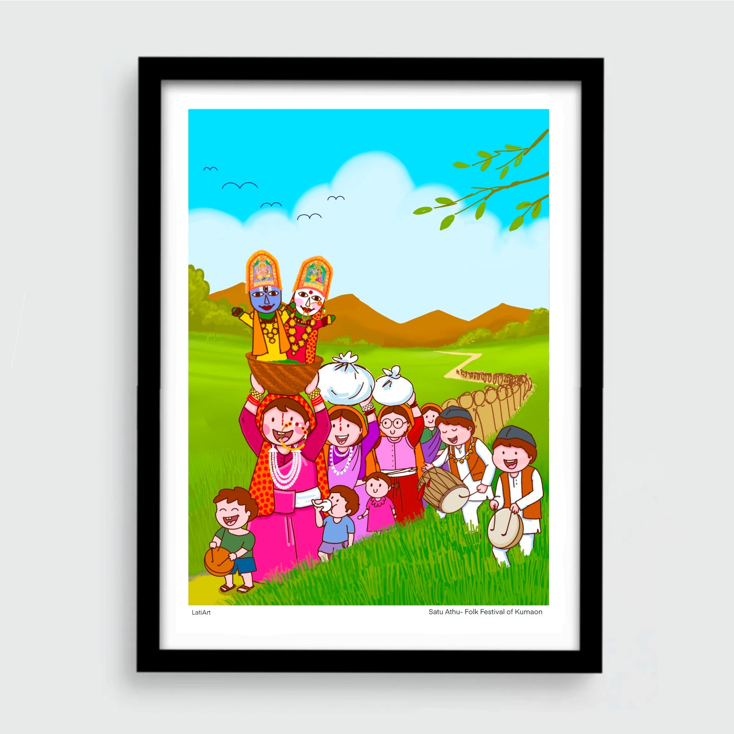 Satu-aathu festival frame